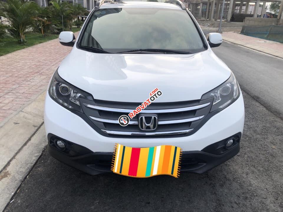 Hà Nội bán Honda CRV 2.0 AT đời 2014 màu trắng-1