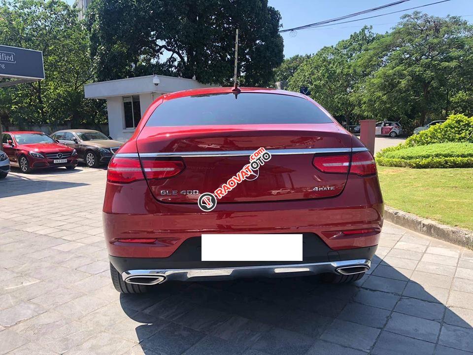 Bán Mercedes GLE 400 Coupe màu đỏ/kem sản xuất 2018 đăng ký 2019, tên tư nhân-5