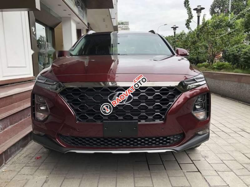 Bán xe Hyundai Santa Fe 2.4 AT 2WD năm sản xuất 2019, màu đỏ-1