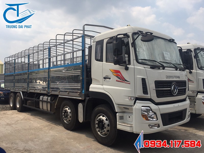 Bán xe tải Dongfeng 4 chân| Dongfeng 17T9 đời 2017 nhập khẩu -0