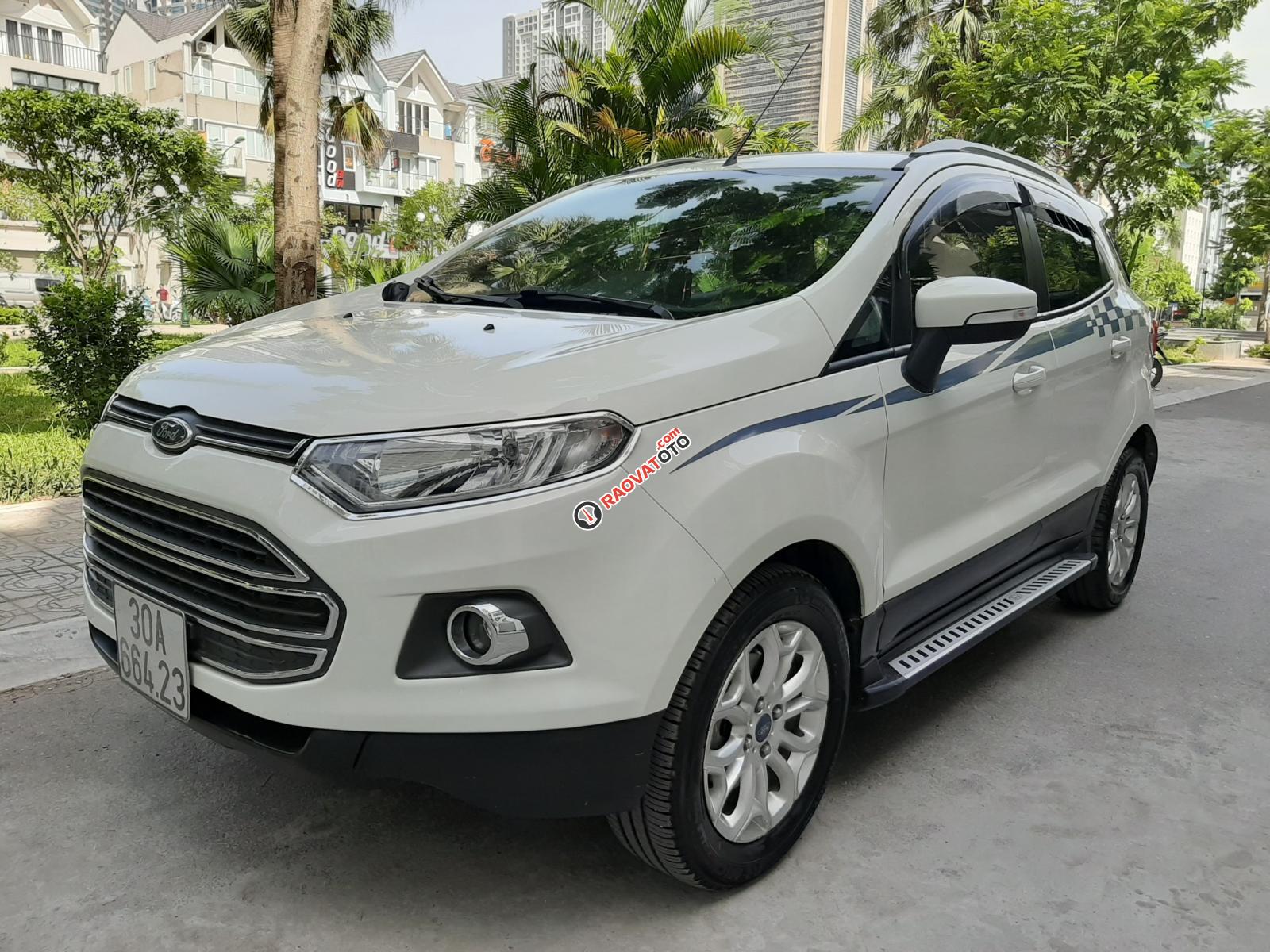 Bán xe Ford EcoSport Titanium 1.5 AT đời 2015, màu trắng, 495 triệu-4