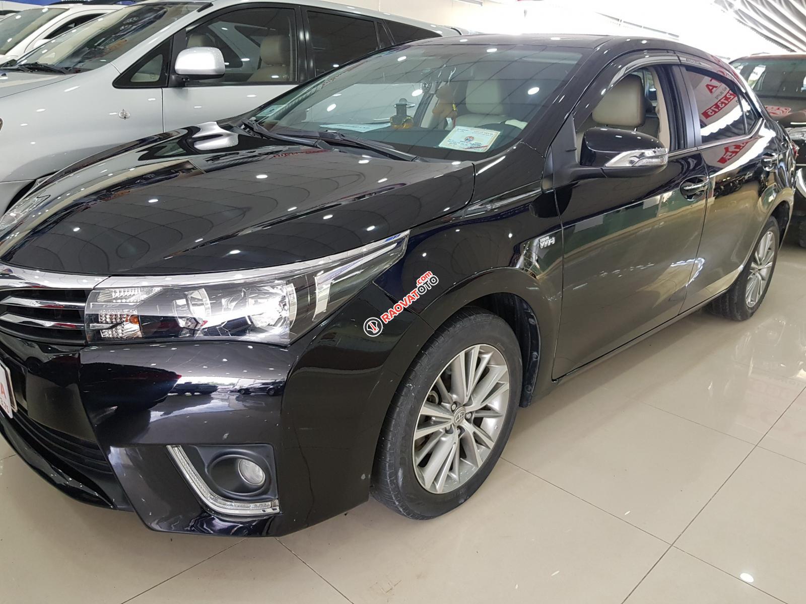 Bán Toyota Corolla altis 1.8G đời 2014, màu đen, 590tr-7