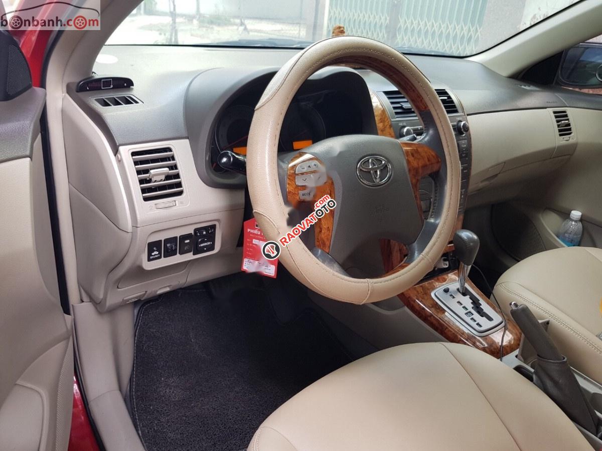 Bán xe Toyota Corolla altis 1.8 AT đời 2009, màu đỏ, nhập khẩu  -0