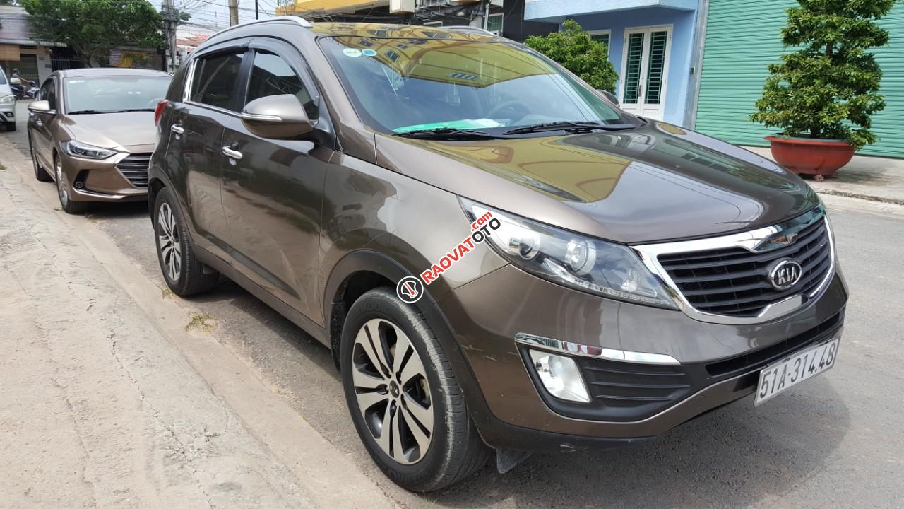 Bán Kia Sportage 2.0AT màu nâu titan, số tự động, nhập Hàn Quốc 2011, biển Sài Gòn-7