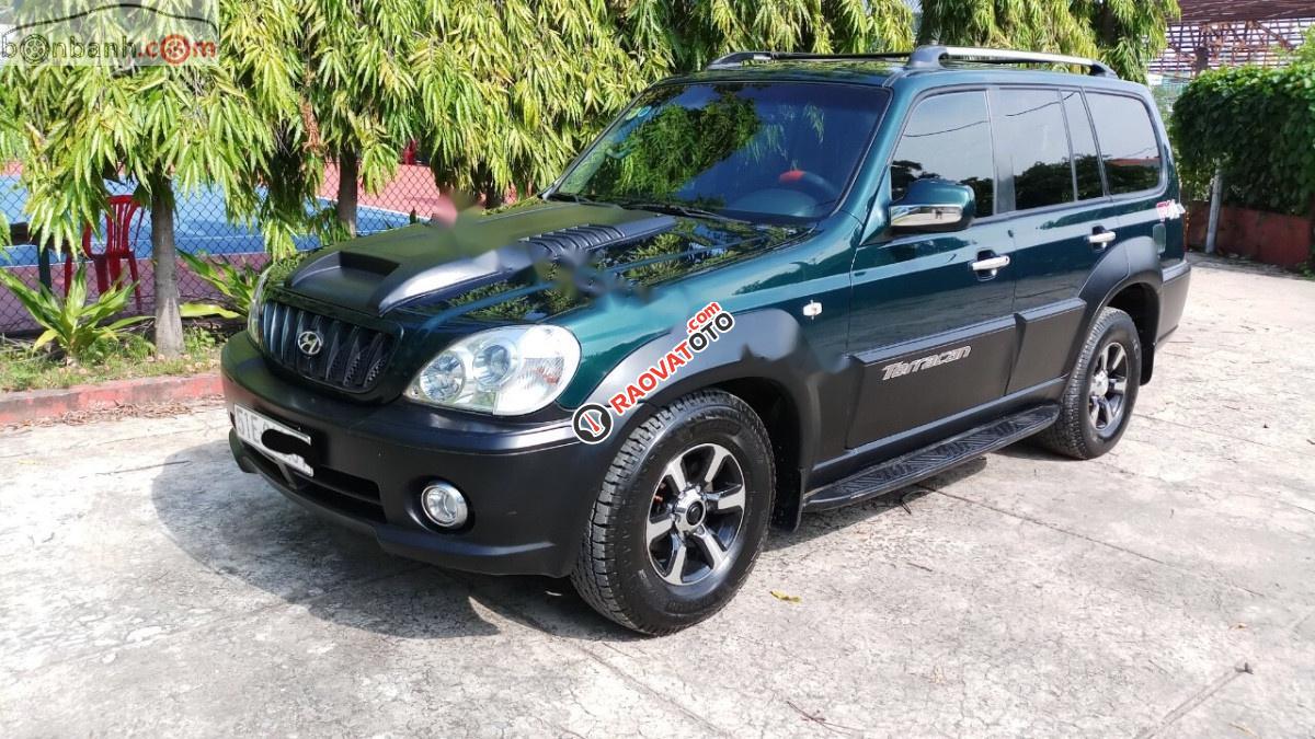 Bán xe Hyundai Terracan đời 2005, màu xanh lam, nhập khẩu, giá tốt-5