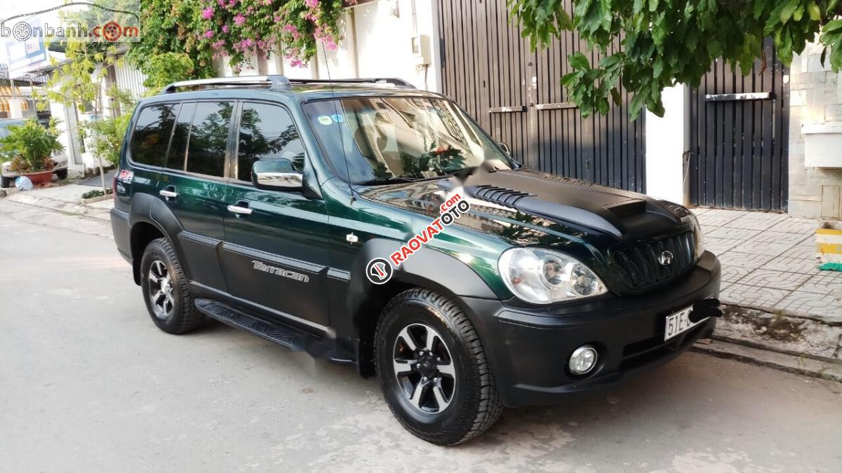 Bán xe Hyundai Terracan đời 2005, màu xanh lam, nhập khẩu, giá tốt-3