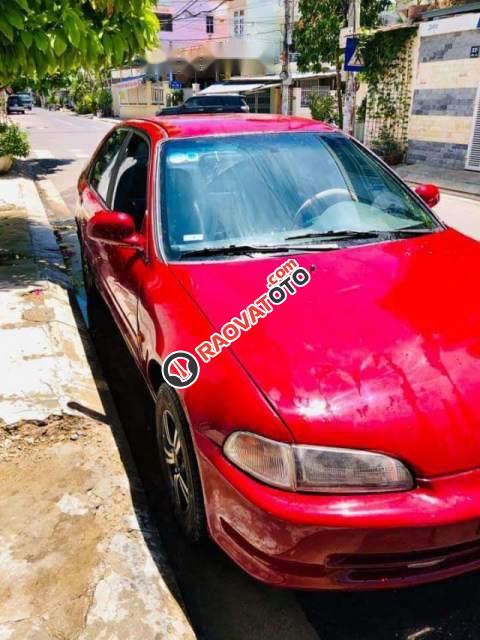 Bán Honda Civic 1.5MT 1995, màu đỏ, xe nhập  -1