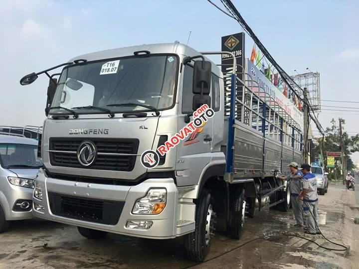 Xe tải Dongfeng 4 chân bửng, nâng tải trọng 17 tấn 9 nhập khẩu-5