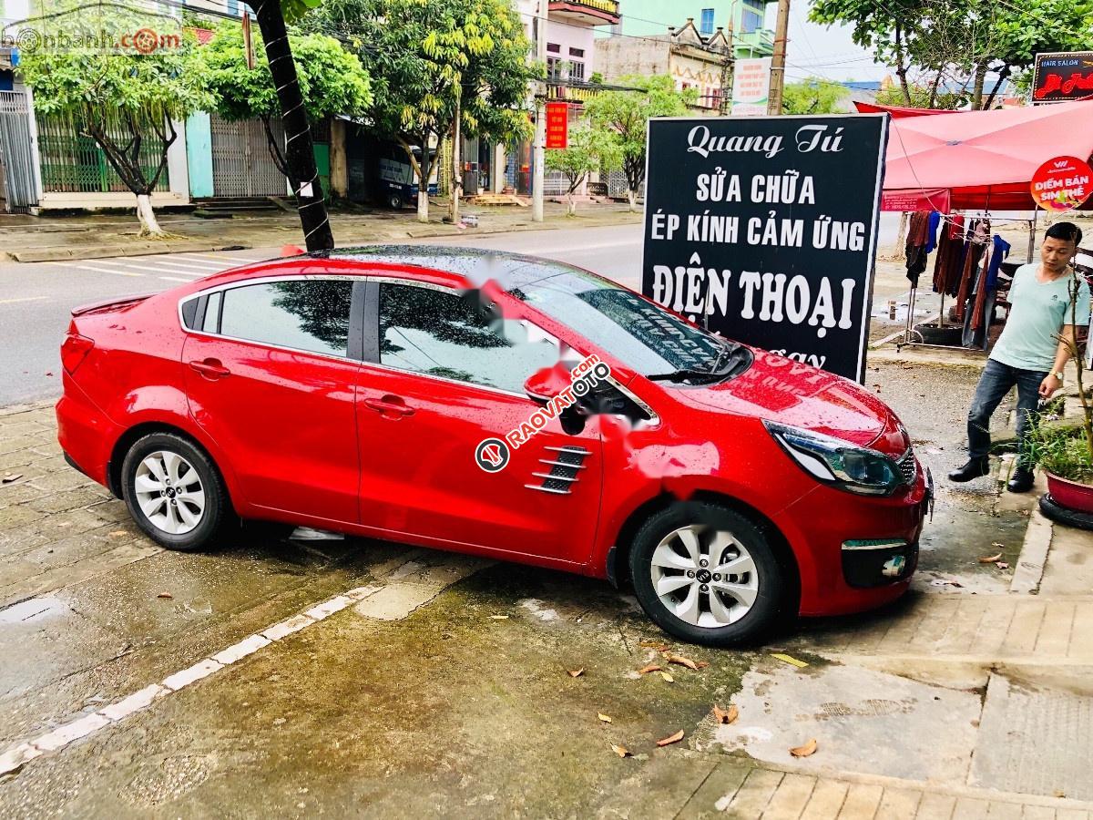 Cần bán Kia Rio AT 2015, màu đỏ, nhập khẩu, giá tốt-1