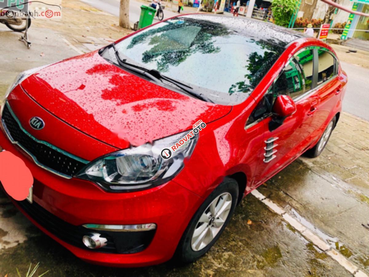 Cần bán Kia Rio AT 2015, màu đỏ, nhập khẩu, giá tốt-2