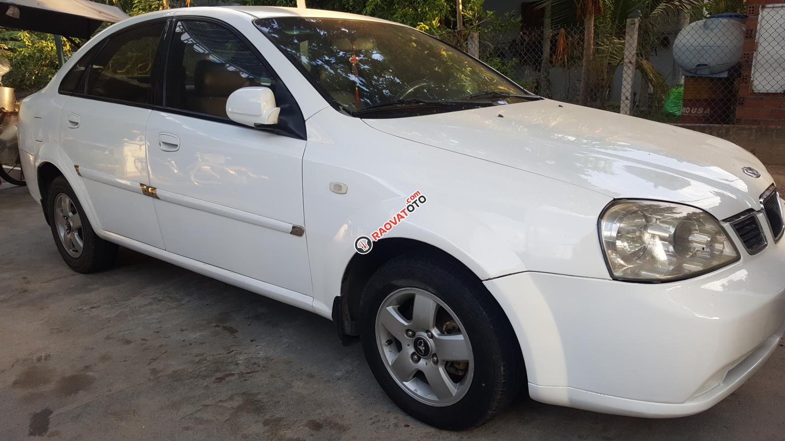 Bán xe Daewoo Lacetti EX năm 2005, màu trắng. Xe như mới-2