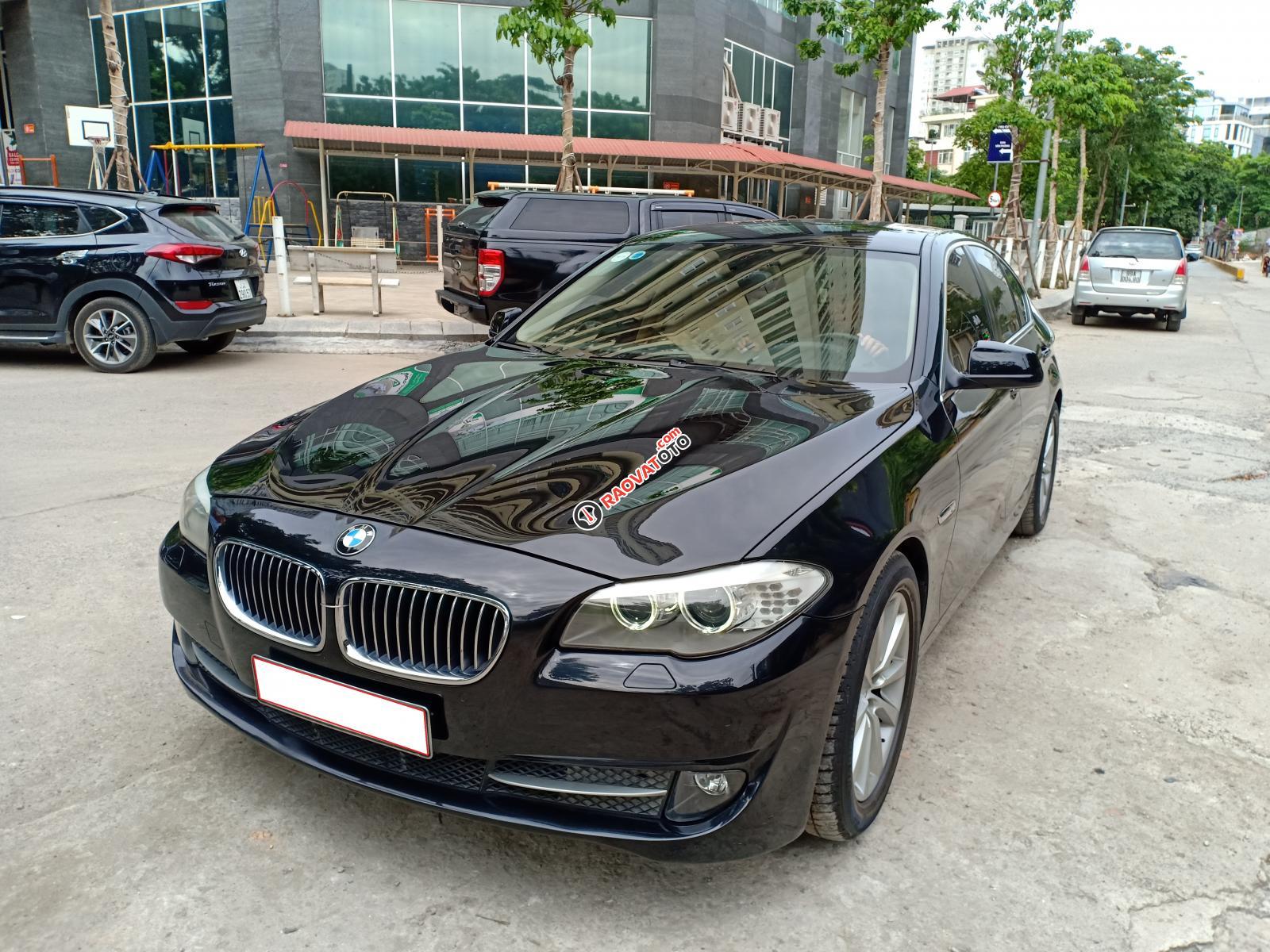 Cần bán BMW 5 Series 528i năm sản xuất 2012, màu đen, xe nhập-0