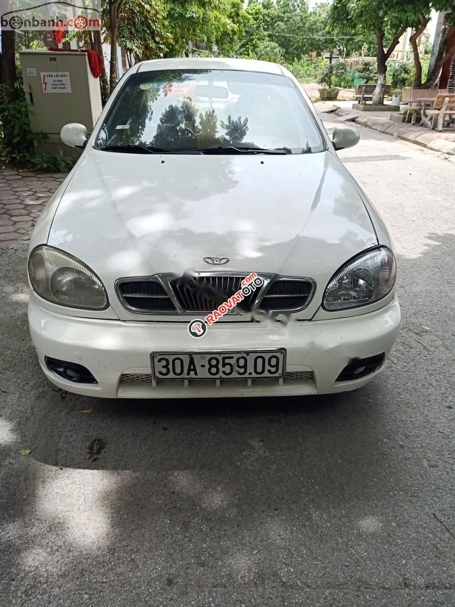 Bán lại xe Daewoo Lanos SX năm 2004, màu trắng, giá tốt-1