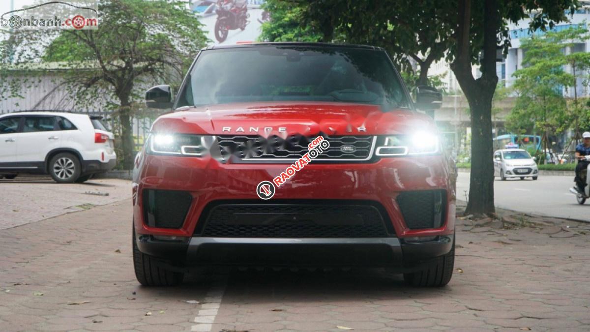 Bán xe LandRover Range Rover Sport HSE đời 2018, màu đỏ, xe nhập-0