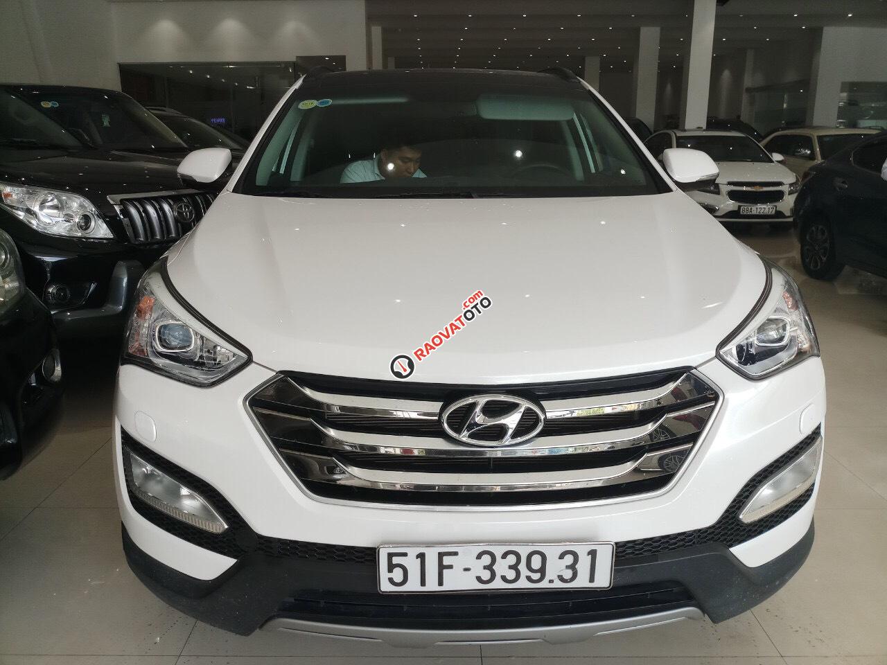 Cần bán Hyundai Santa Fe 4WD đời 2015, xe gia đình một chủ từ đầu, sơn zin-1