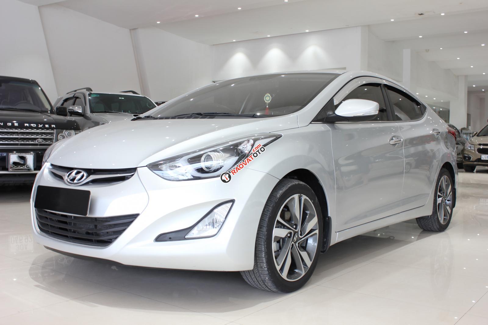 Bán Hyundai Elantra GLS năm 2015, màu bạc-14