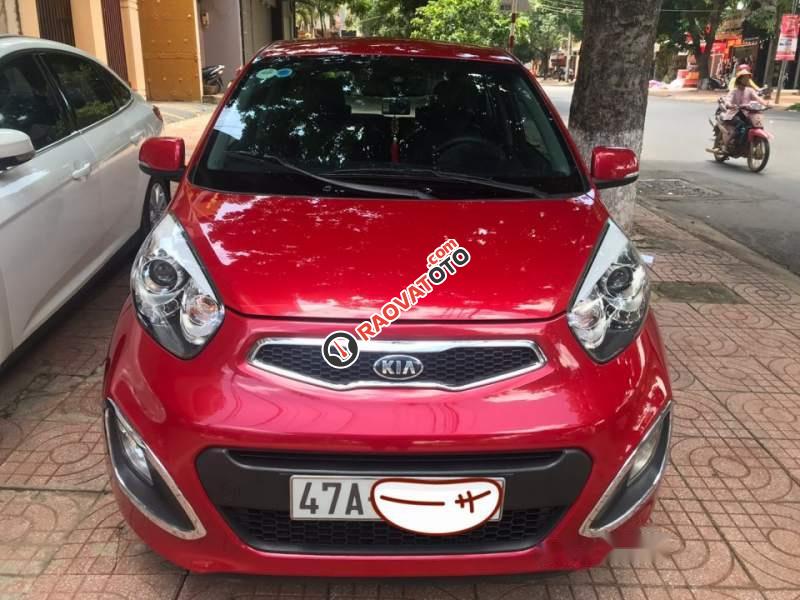 Cần bán xe Kia Morning Si 2014, màu đỏ-0