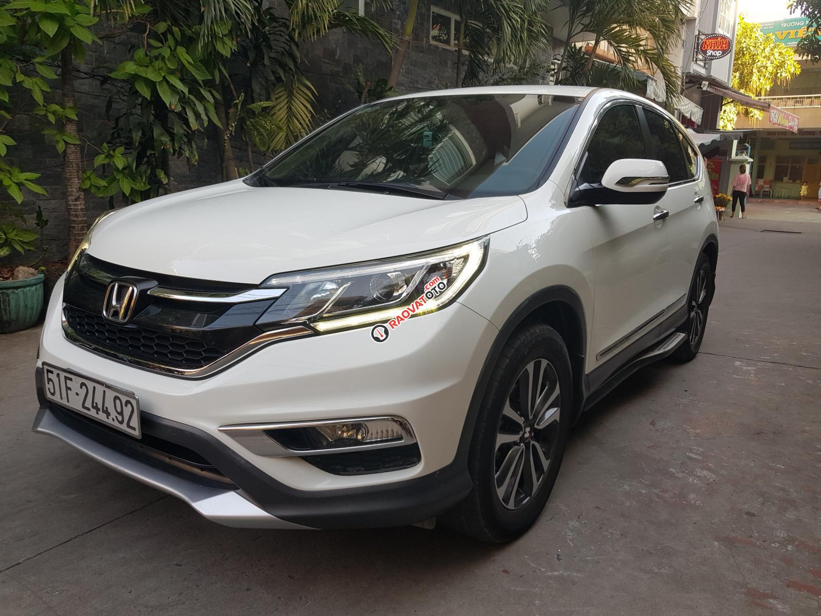 Bán ô tô Honda CR V 2.0 AT đời 2015, màu trắng giá cạnh tranh-3