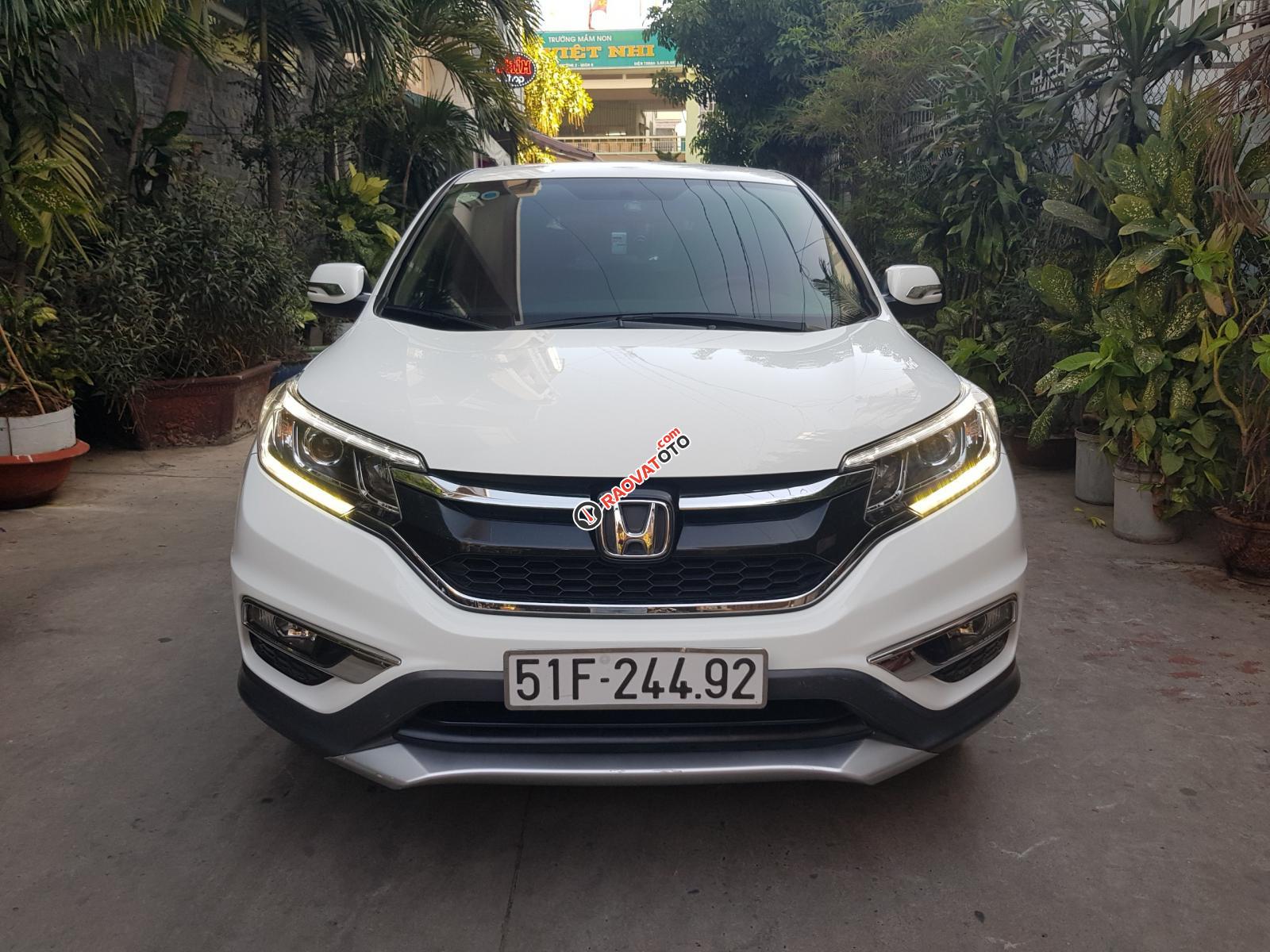 Bán ô tô Honda CR V 2.0 AT đời 2015, màu trắng giá cạnh tranh-5