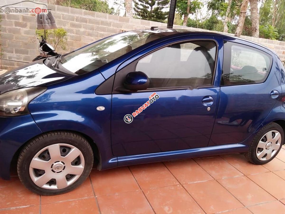 Bán ô tô Toyota Aygo đời 2009, màu xanh lam, xe đẹp-2