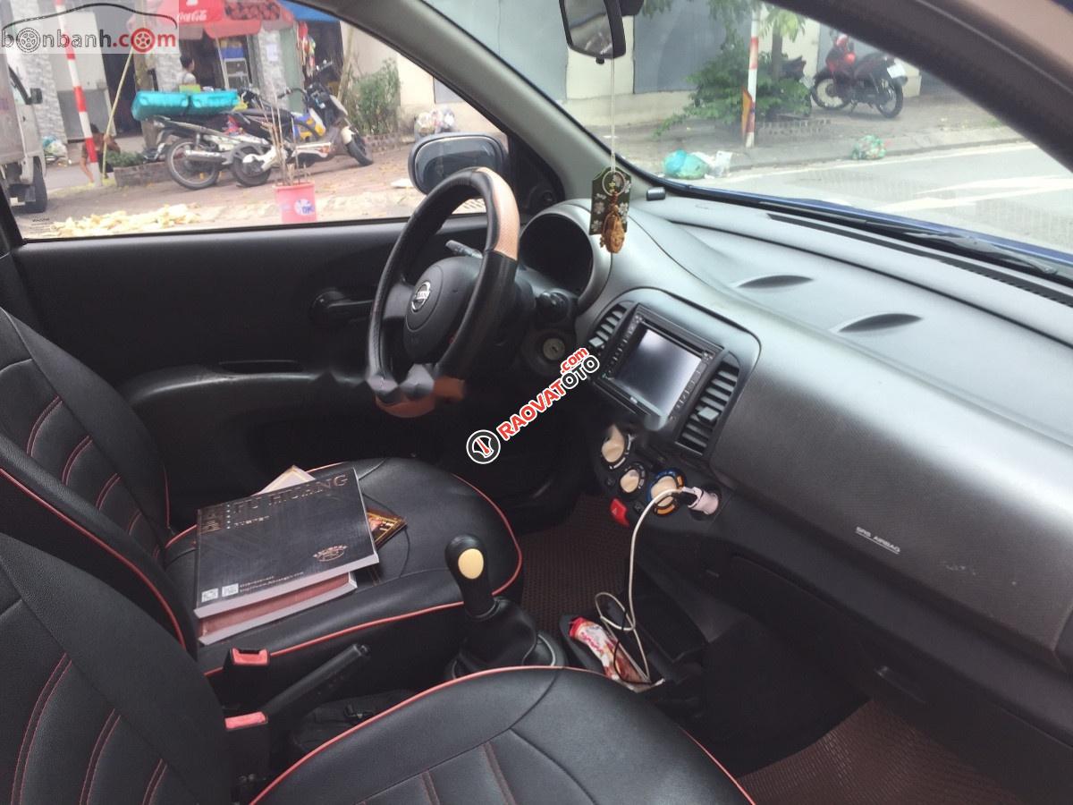 Cần bán gấp Nissan Micra đời 2005, màu xanh lam, nhập khẩu, Sx tại Anh, khung sườn tiêu chuẩn Châu Âu-1