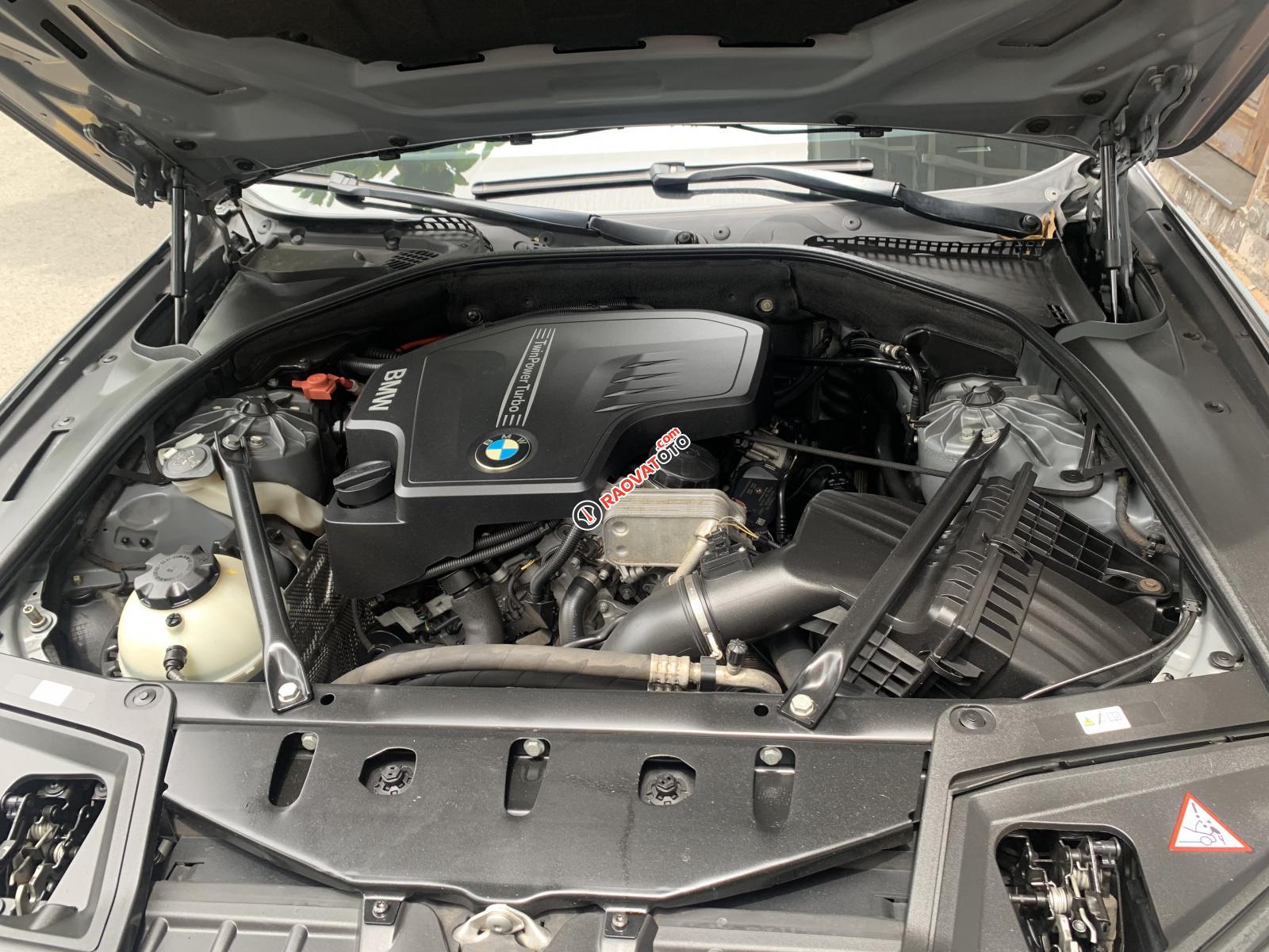 BMW 5 Series 528i model 2014 màu xám, nhập khẩu-11