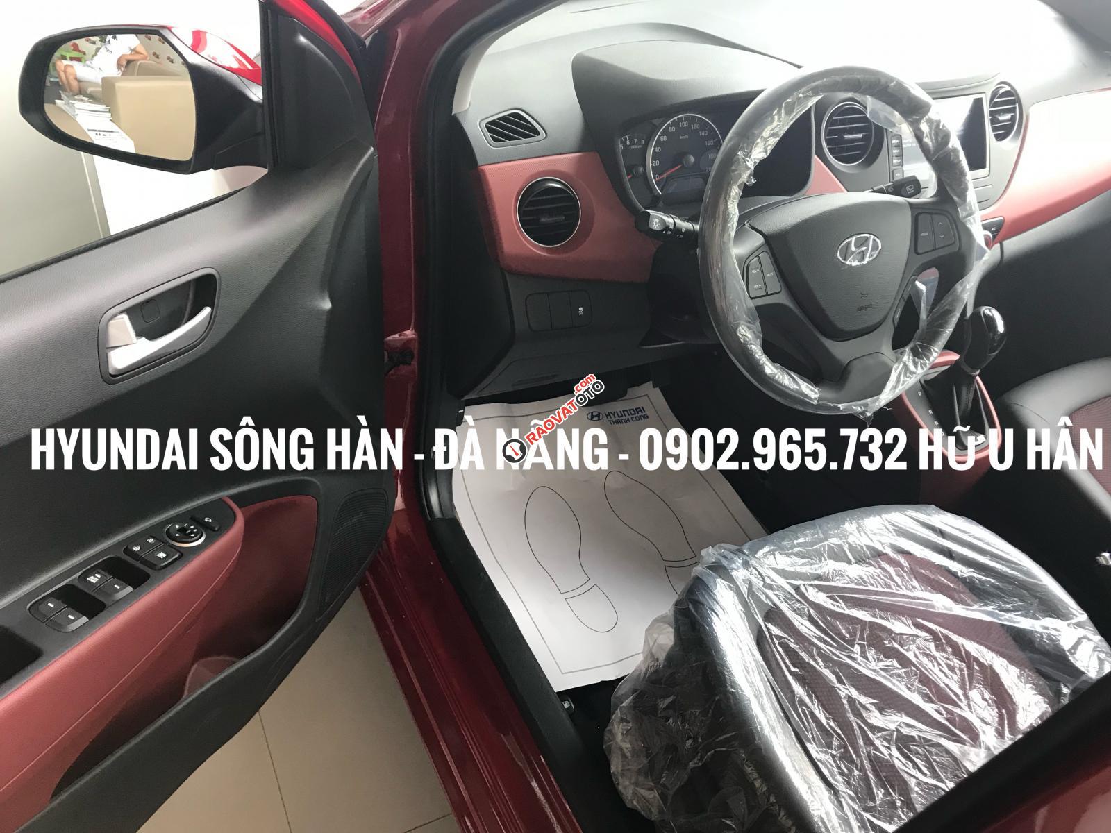 Bán xe Hyundai Grand i10 2019, màu đỏ, giá tốt nhất Đà Nẵng, chỉ cần 150 triệu để nhận xe, LH: 0902.965.732 Hữu Hân-1