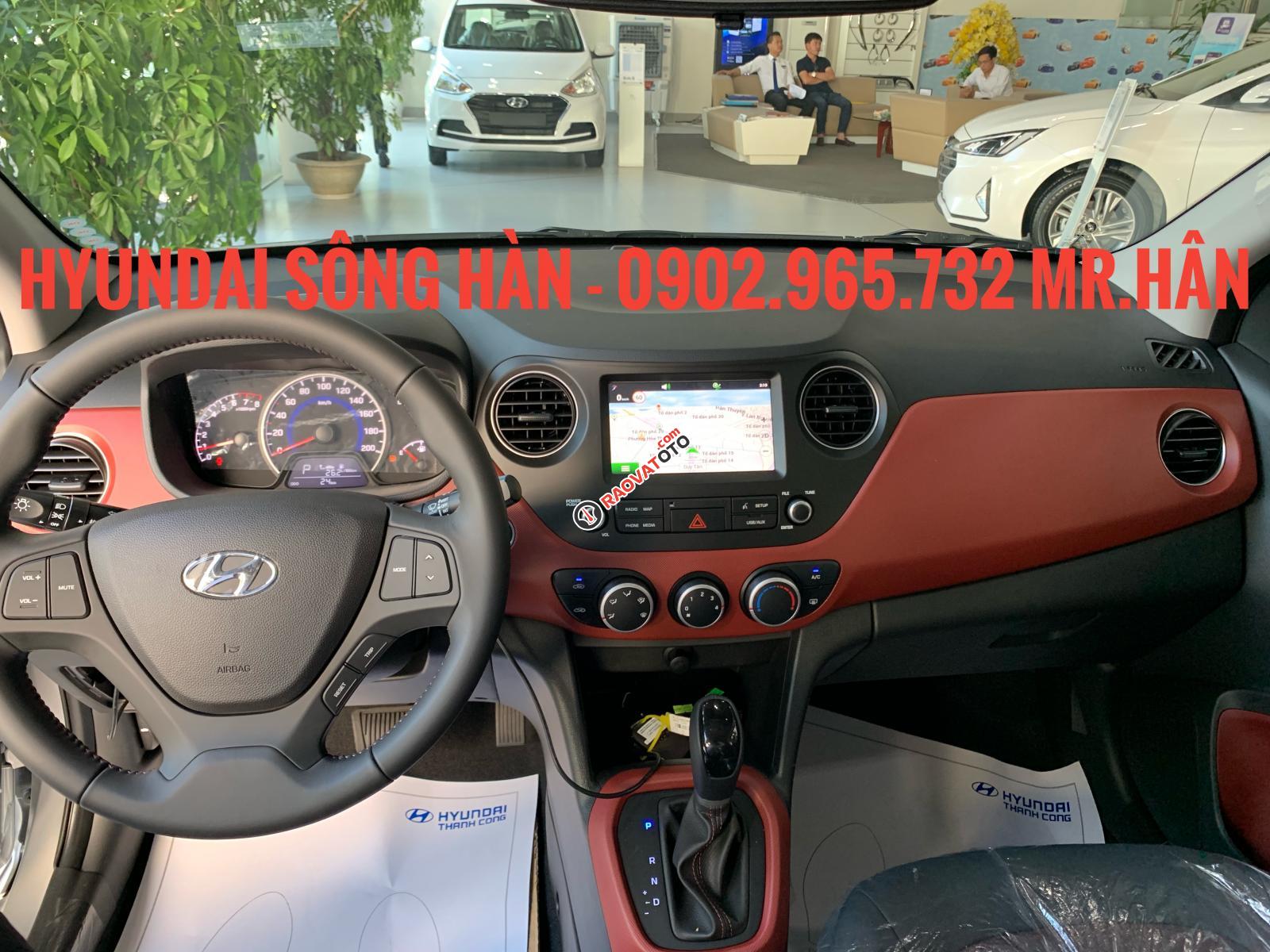 Bán xe Hyundai Grand i10 2019, màu đỏ, giá tốt nhất Đà Nẵng, chỉ cần 150 triệu để nhận xe, LH: 0902.965.732 Hữu Hân-0