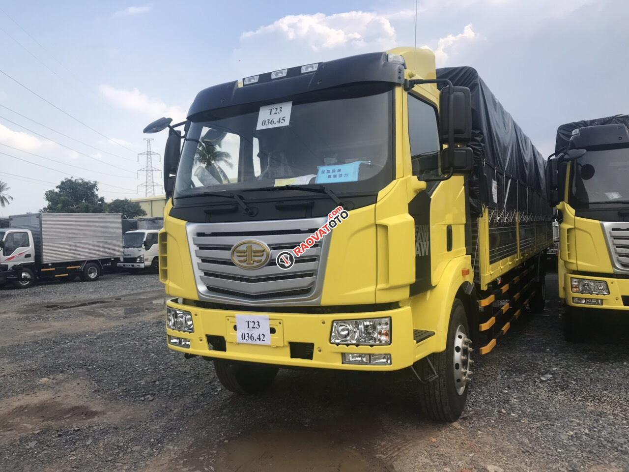Xe ôtô tải 7.2 tấn thùng siêu dài 9.7, nhãn hiệu Faw nhập khẩu 2019-2