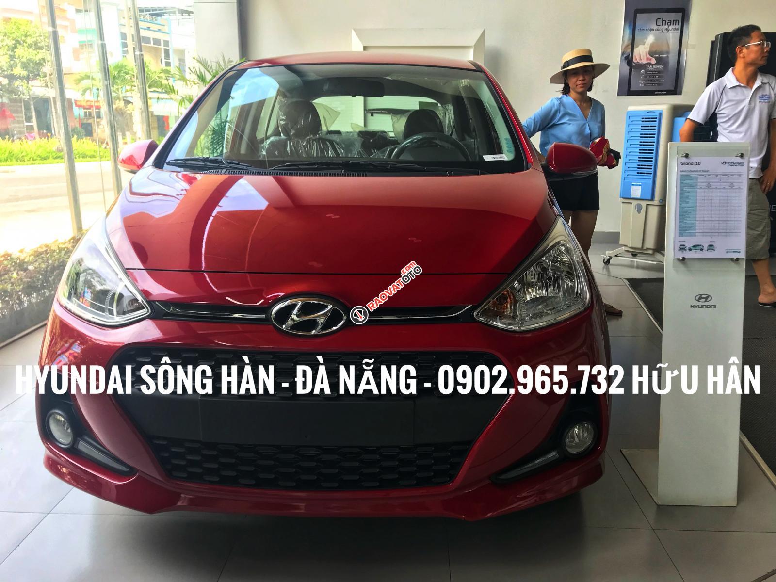 Bán xe Hyundai Grand i10 2019, màu đỏ, giá tốt nhất Đà Nẵng, chỉ cần 150 triệu để nhận xe, LH: 0902.965.732 Hữu Hân-8
