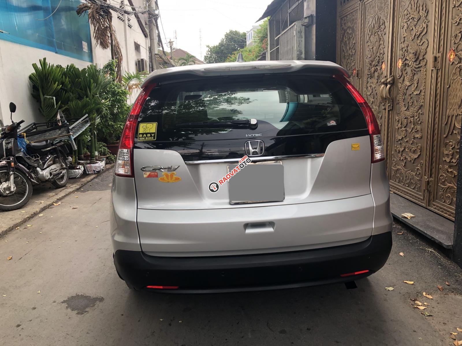 Bán Honda CRV 2015 tự động, màu bạc, xe BSTP chính chủ-10