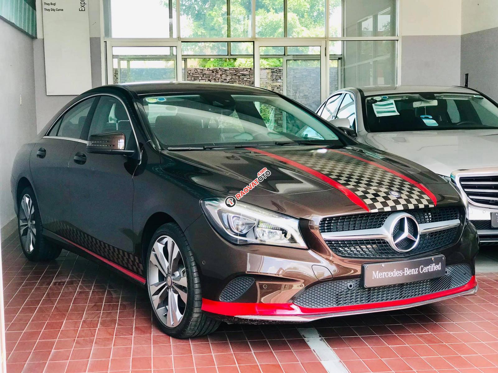 Bán Mercedes CLA 200 màu nâu demo chính hãng Trường Chinh-8