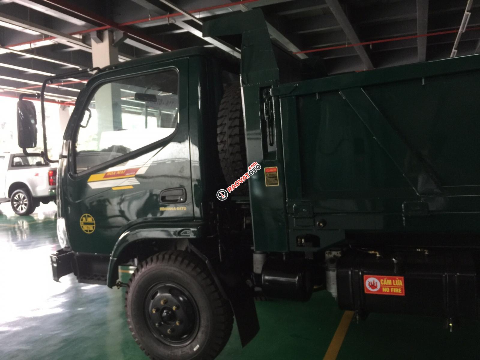 Yên bái bán xe tải ben Hoa Mai 4 tấn nâng tải từ 1.5 tấn lên có phanh hơi, thùng 4 khối đời 2019-4