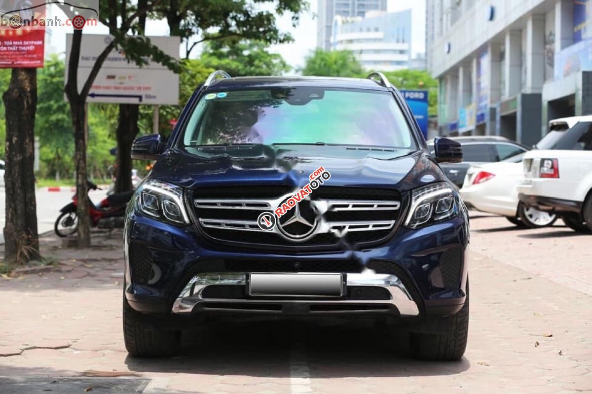 Bán Mercedes GLS 400 4Matic năm 2017, màu xanh lam, nhập khẩu-4