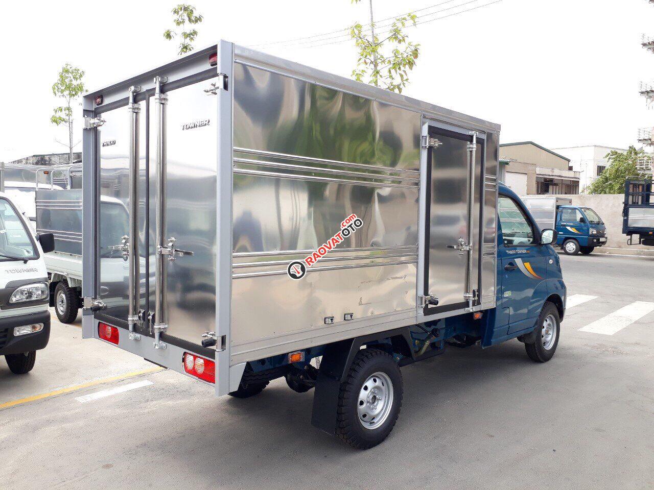 Bán xe tải Thaco Towner990 - KM 100% trước bạ - Xe tải 900 kg - tải trọng 990kg - trả góp 80% - TP HCM, LH 0938.907.134-2