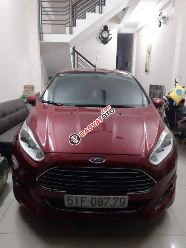 Cần bán Ford Fiesta 1.0 Ecoboost đời 2014, màu đỏ-0