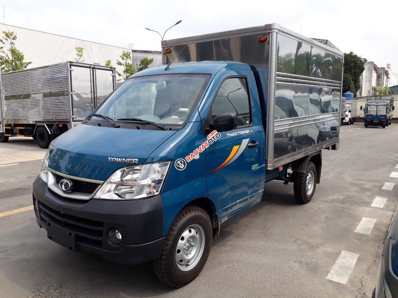 Bán xe tải Thaco Towner990 - KM 100% trước bạ - Xe tải 900 kg - tải trọng 990kg - trả góp 80% - TP HCM, LH 0938.907.134-0