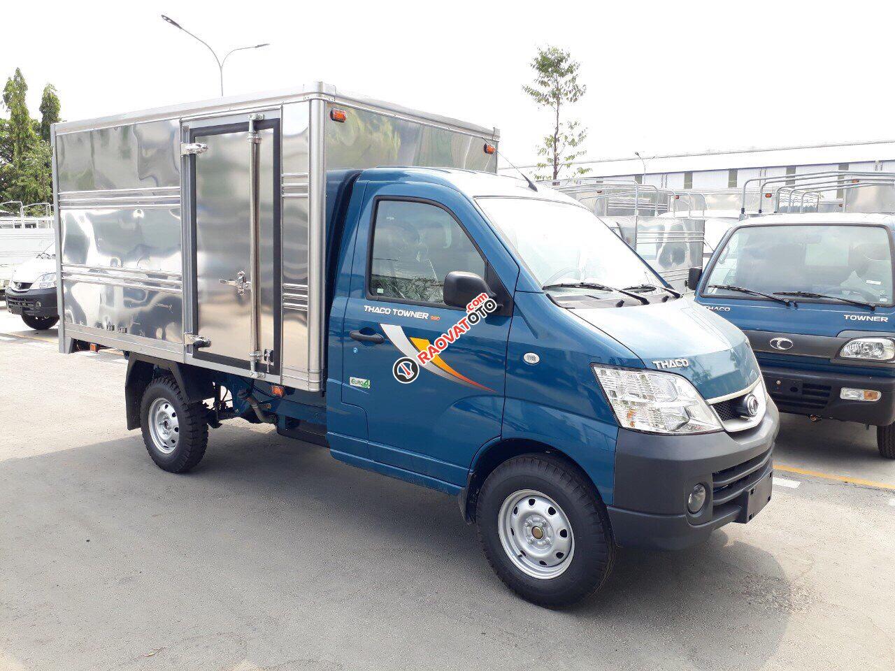 Bán xe tải Thaco Towner990 - KM 100% trước bạ - Xe tải 900 kg - tải trọng 990kg - trả góp 80% - TP HCM, LH 0938.907.134-6
