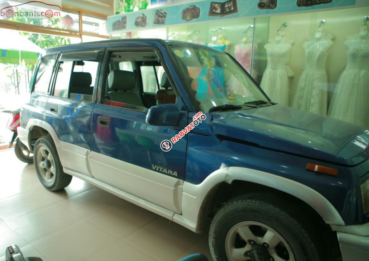Bán Suzuki Vitara JLX 2004, màu xanh lam, chính chủ-0