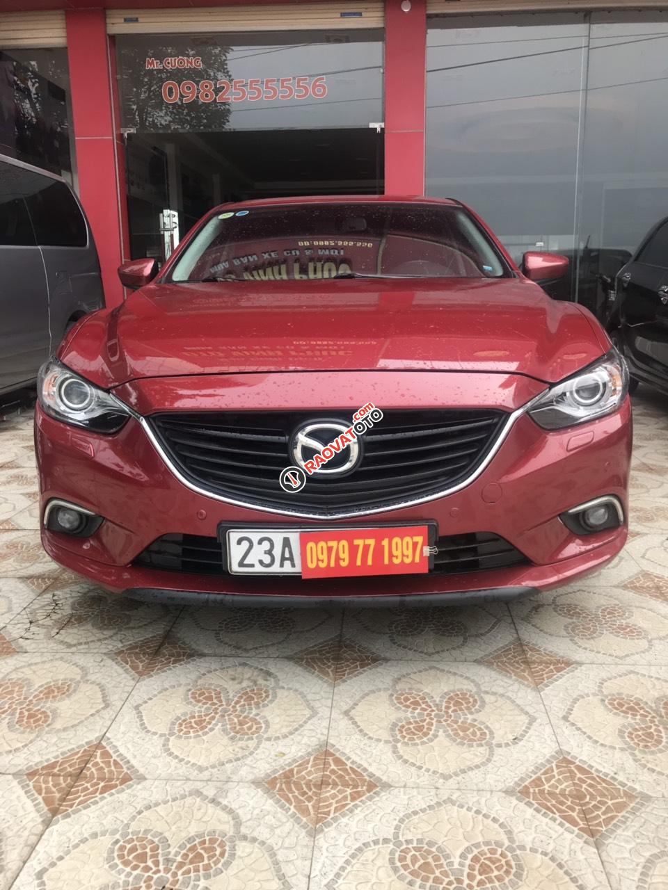 Bán Mazda 6 2.0 AT năm 2015, màu đỏ-0