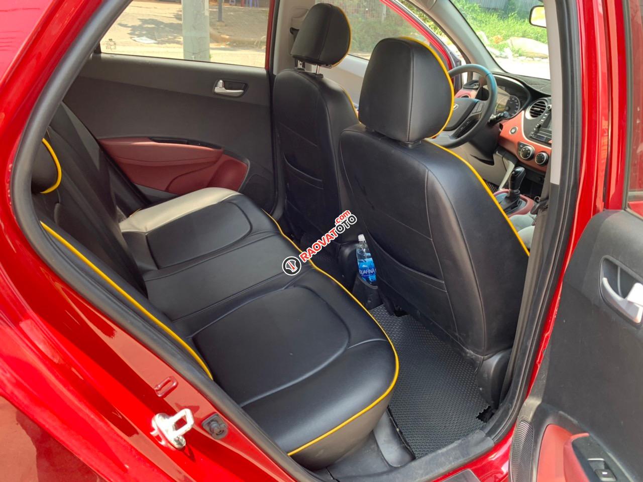 Hyundai Grand i10 1.2AT hatchback năm 2018, màu đỏ, hỗ trợ ngân hàng 75% giá trị xe-0