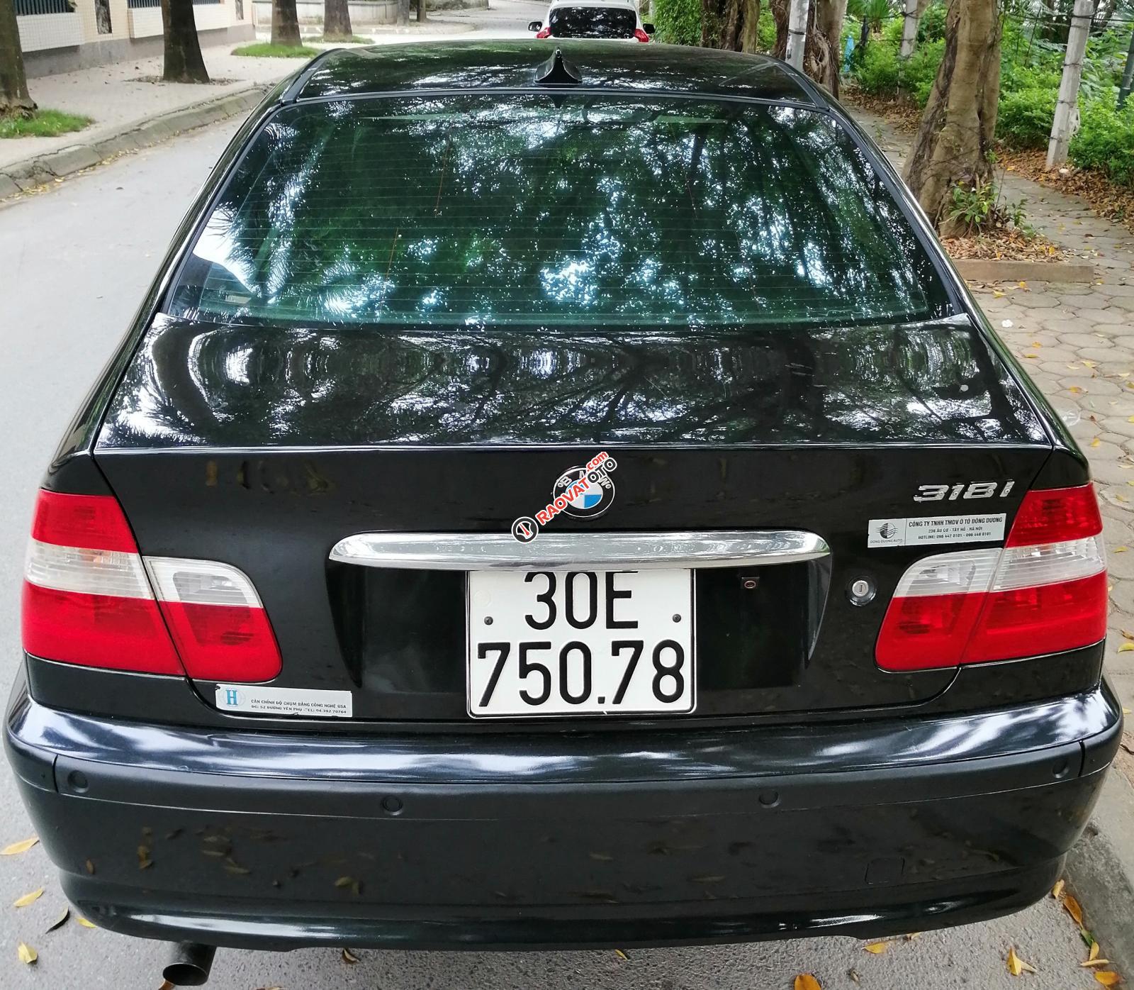 Xe BMW 3 Series 318i năm sản xuất 2004, màu đen, nhập khẩu chính chủ-2
