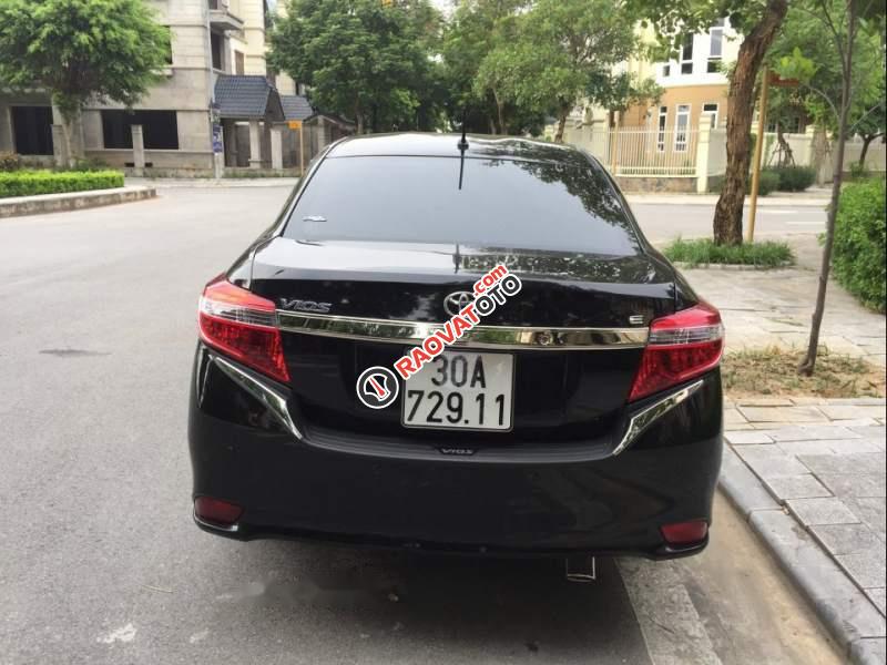 Bán Toyota Vios 1.5E đời 2015, màu đen, xe gia đình -4