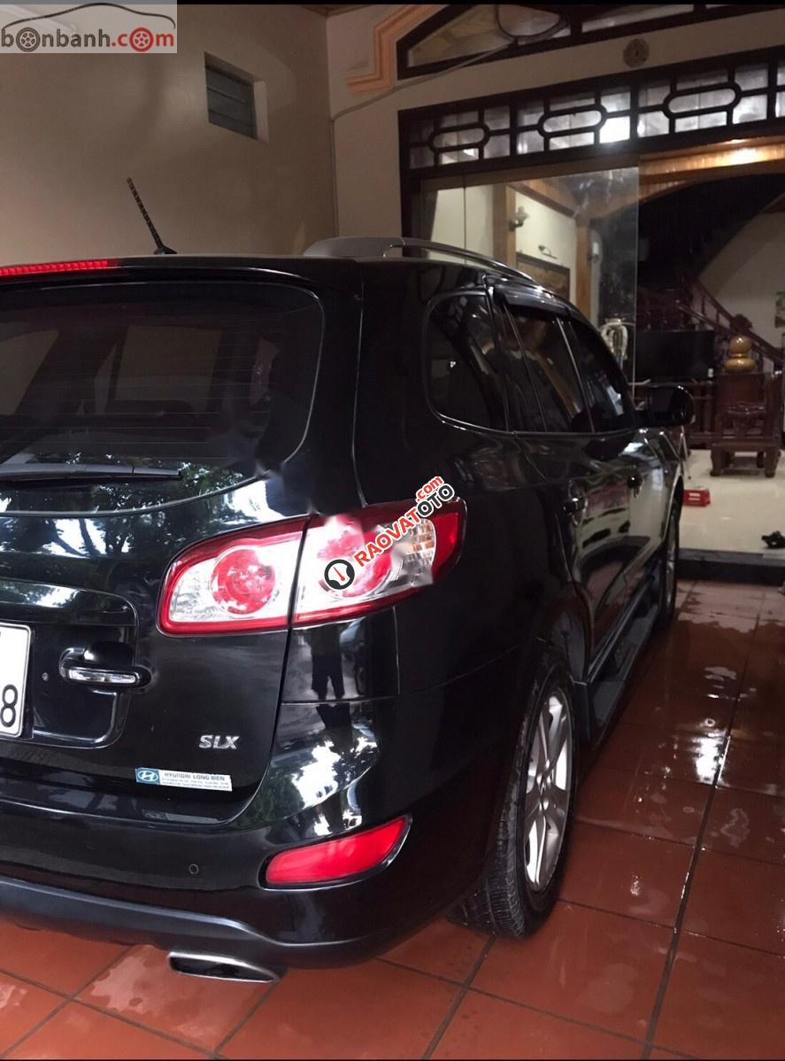 Bán Hyundai Santa Fe SLX eVGT đời 2010, màu đen, nhập khẩu nguyên chiếc -5