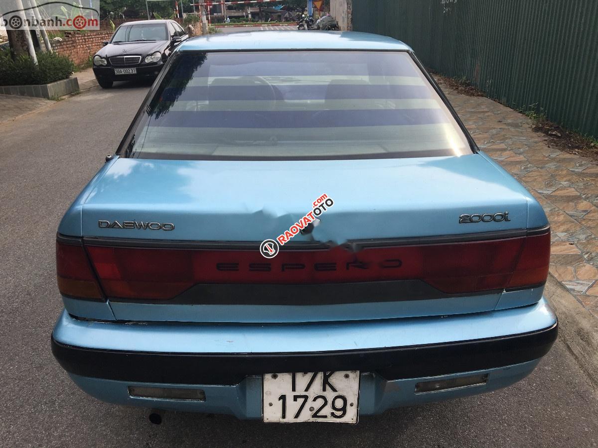 Bán ô tô Daewoo Espero CDX sản xuất 1996, màu xanh lam, nhập khẩu -2
