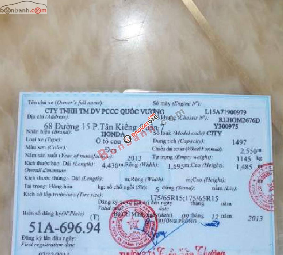 Bán Honda City 1.5 AT 2013, màu đen số tự động -1