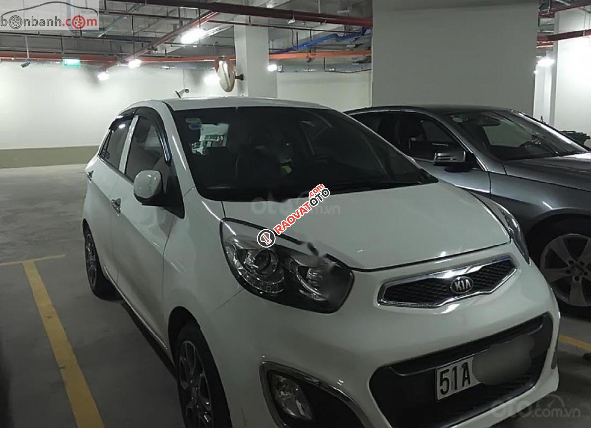 Bán Kia Picanto S đời 2014, màu trắng số tự động, giá chỉ 299 triệu-0