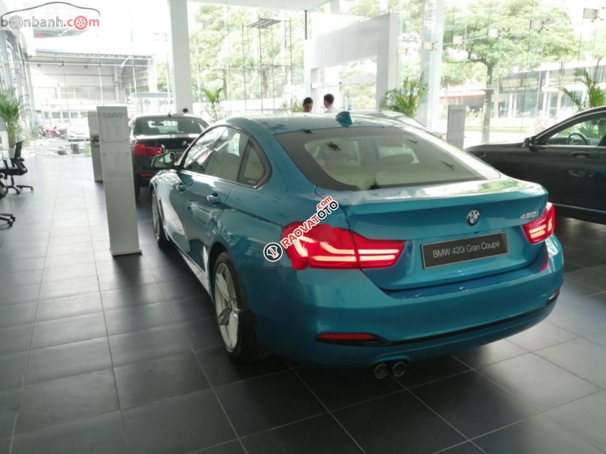 Bán xe BMW 4 Series 420i Gran Coupe đời 2019, màu xanh lam, xe nhập-0