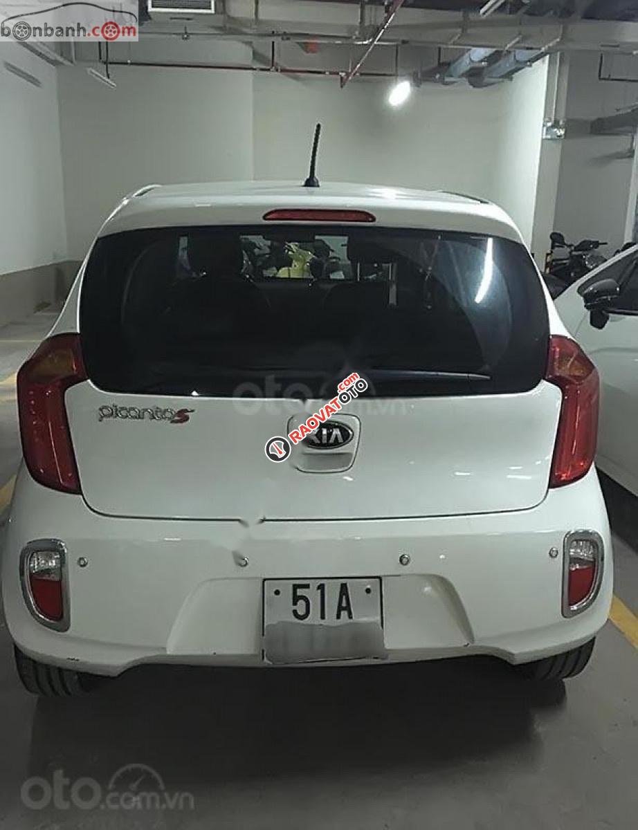 Bán Kia Picanto S đời 2014, màu trắng số tự động, giá chỉ 299 triệu-2
