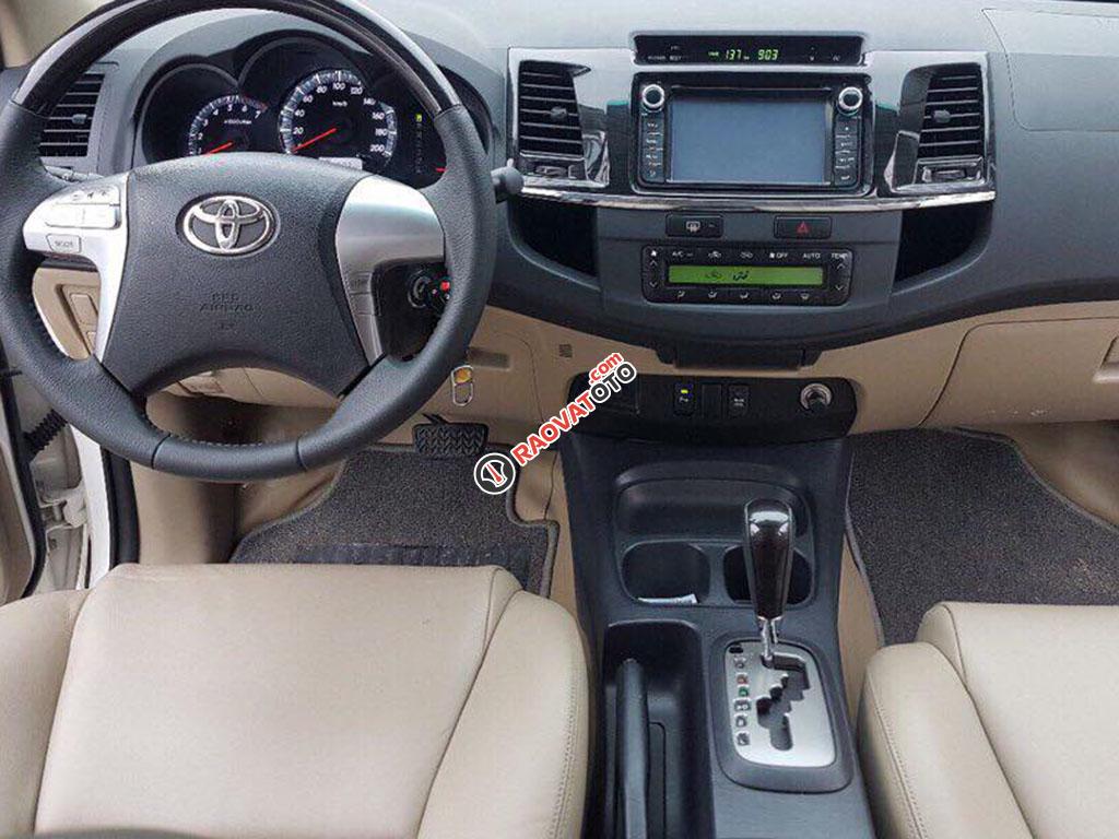 Bán Toyota Fortuner Sportivo 2014 tự động, màu trắng-1